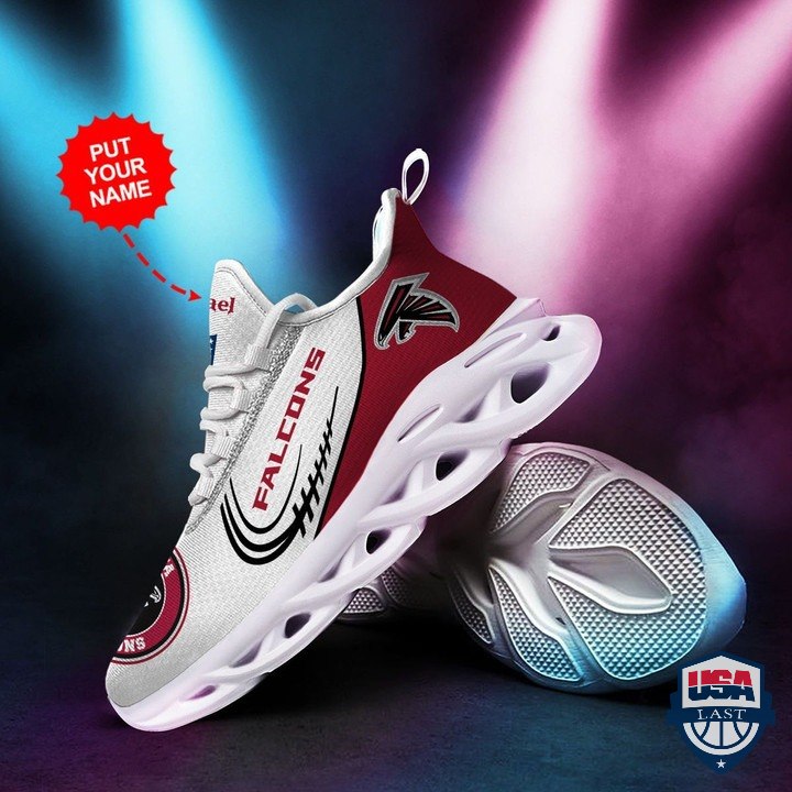 Atlanta Falcons Personalized Max Soul Sneaker Nfl Logo Atlanta Falcons Personalized Max Soul Sneaker Nfl Logo