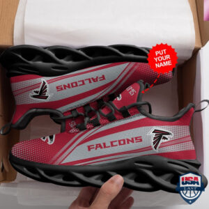 Atlanta Falcons Running Sport Shoes Personalized Name