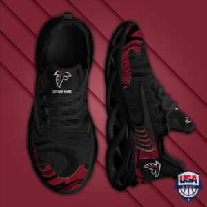 Atlanta Falcons Team Custom Personalized With Name Max Soul Sneakers 28