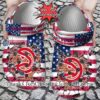 Atlanta Hawks American Flag Crocs Shoes Gift