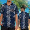 Auburn Tigers Mini White Blossom Hawaiian Shirt