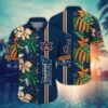 Auburn Tigers Tropical Floral Leafs Hawaiian Shirt
