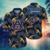 Auburn Tigers Tropical Leaf Hawaiian Shirt