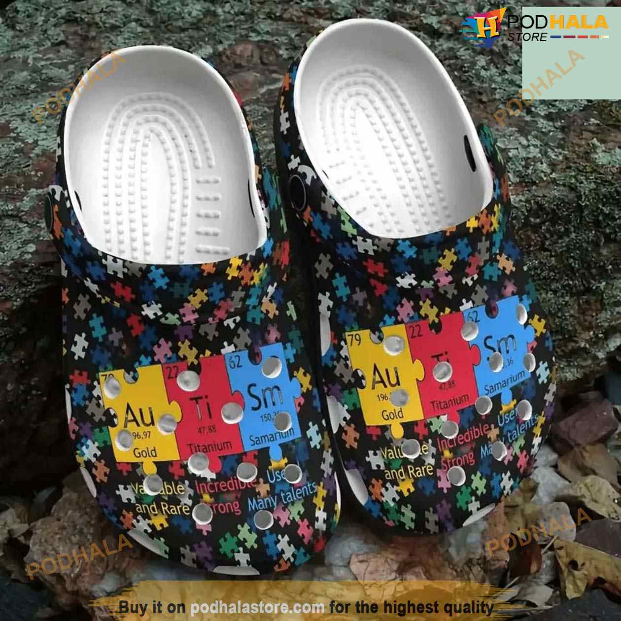 Autism Awareness Classic Crocs Clogs Shoes Autism Periodic Table Crocband Autism Awareness Classic Crocs Clogs Shoes Autism Periodic Table Crocband
