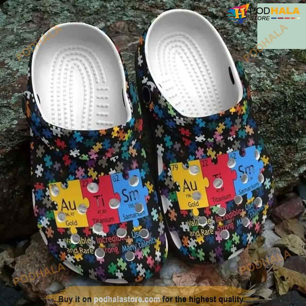 Autism Awareness Crocs Autism Periodic Table Crocband Clog Shoes Clog For Men Women Autism Awareness Crocs Autism Periodic Table Crocband Clog Shoes Clog For Men Women