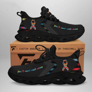 Autism Awareness You’Ll Never Walk Alone Clunky Max Soul Shoes