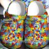 Autism Crocs Shoes Gift