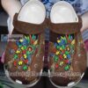 Autism Sunflower Accept Understand Love Crocs Gift