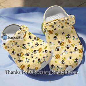 [Awesome] Bee Pattern Crocs Crocband Clogs Gift