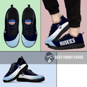 Awesome Gift Logo Connecticut Huskies Sneakers