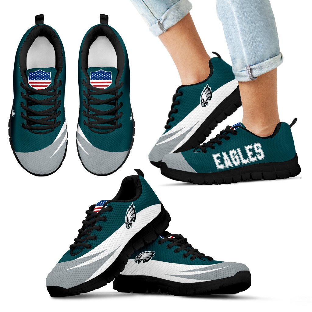 Awesome-Gift-Logo-Philadelphia-Eagles-Sneakers-1