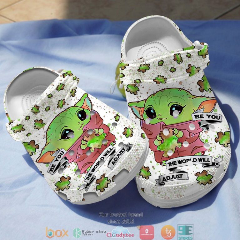 Baby-Yoda-Autism-Awareness-Crocband-Shoes-1