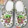 Baby Yoda Autism Awareness Crocband Shoes
