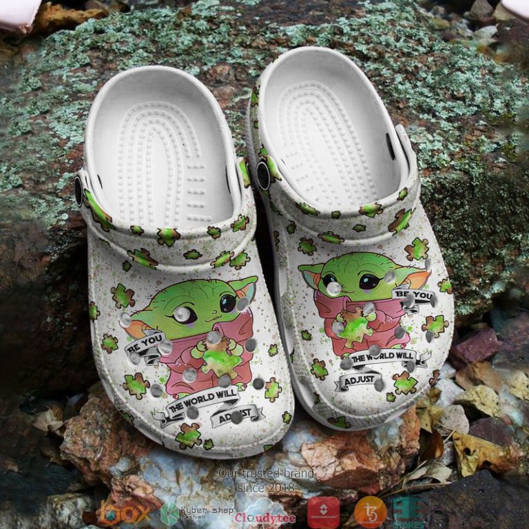 Baby-Yoda-Autism-Awareness-Crocband-Shoes-3