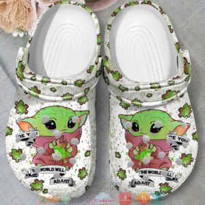 Baby Yoda Autism Awareness Crocband Shoes