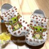 Baby Yoda Coffee Spelled Crocs Gift