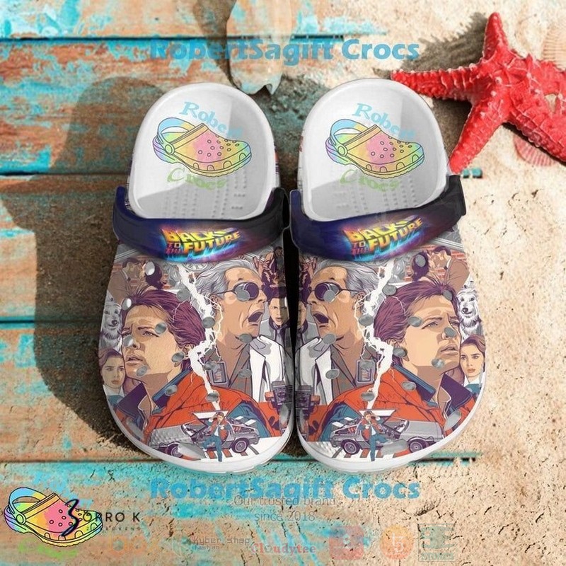 Back To The Future Crocs Clog Shoes Back To The Future Crocs Clog Shoes