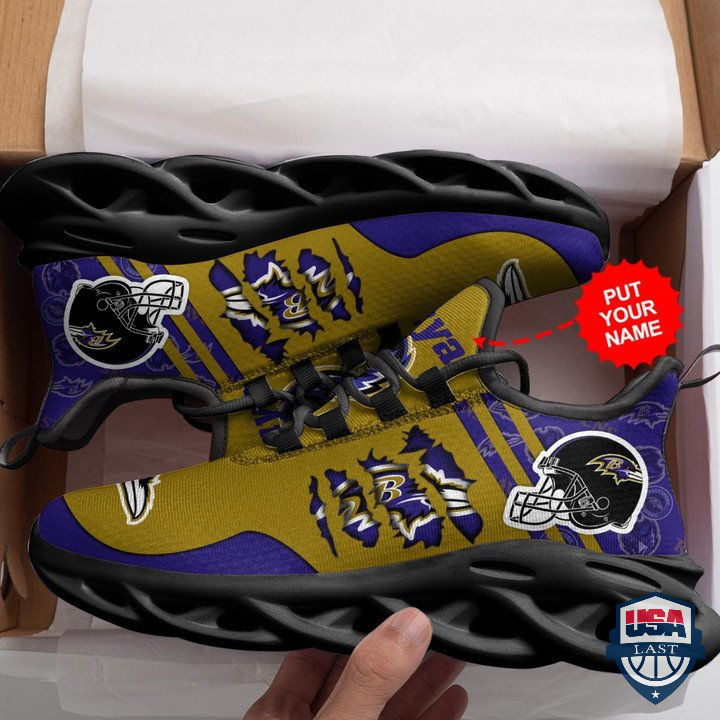 Baltimore-Ravens-Cracked-Custom-Name-Running-Shoes-47-1