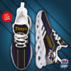 Baltimore Ravens Custom Name Max Soul Sneakers 46
