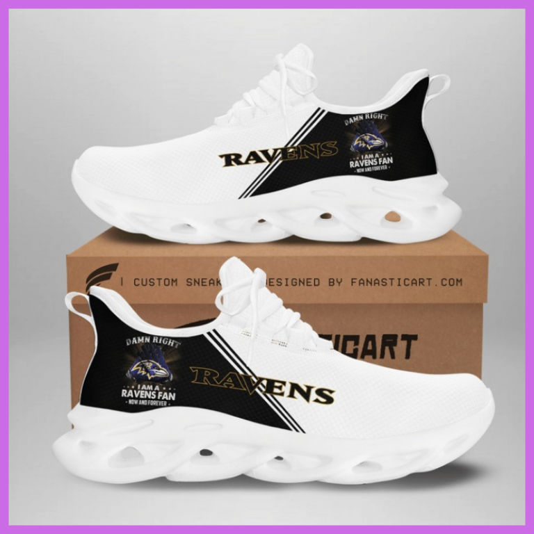 Baltimore-Ravens-Damn-Right-I-Am-A-Ravens-Fan-Clunky-Max-Soul-Shoes-1