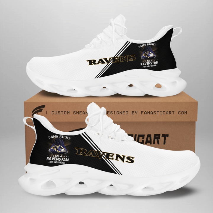 Baltimore-Ravens-Damn-Right-I-Am-A-Ravens-Fan-Clunky-Max-Soul-Shoes-2