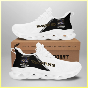 Baltimore Ravens Damn Right I Am A Ravens Fan Clunky Max Soul Shoes