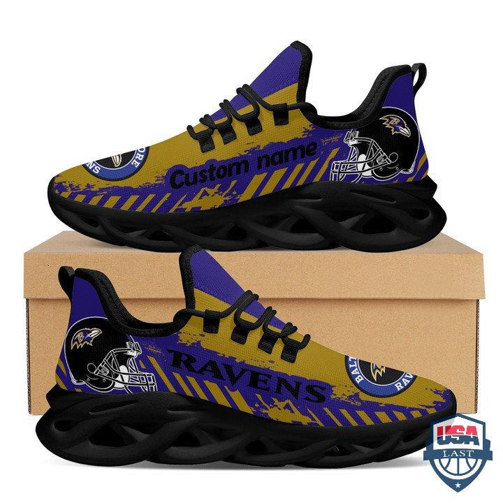 Baltimore-Ravens-Helmet-Logo-Custom-Name-Max-Soul-Clunky-Sneaker-26-2