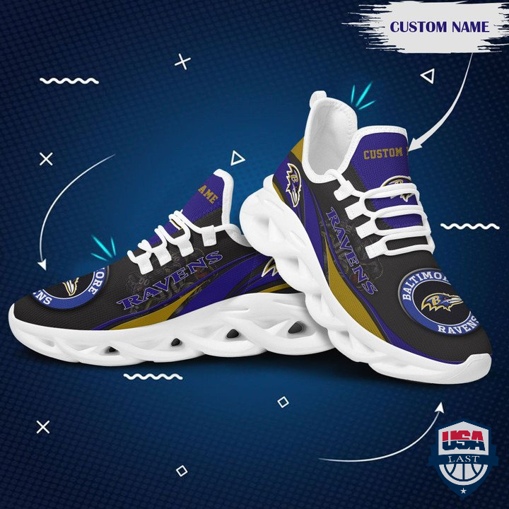 Baltimore Ravens Mascot Personalized Max Soul Sneaker 31 Baltimore Ravens Mascot Personalized Max Soul Sneaker 31