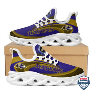 Baltimore Ravens Max Soul Running Shoes 08