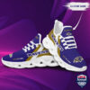 Baltimore Ravens Play Like A Raven Custom Name Max Soul Shoes 55