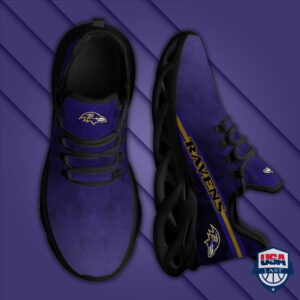 Baltimore Ravens Polygonal Max Soul Shoes 06