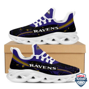 Baltimore Ravens Splash Colors Max Soul Sneaker 02