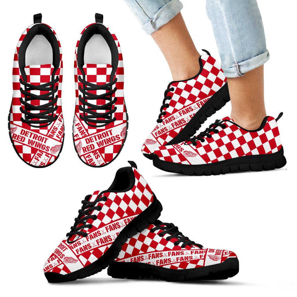 Banner Exclusive Detroit Red Wings Superior Sneakers Banner Exclusive Detroit Red Wings Superior Sneakers
