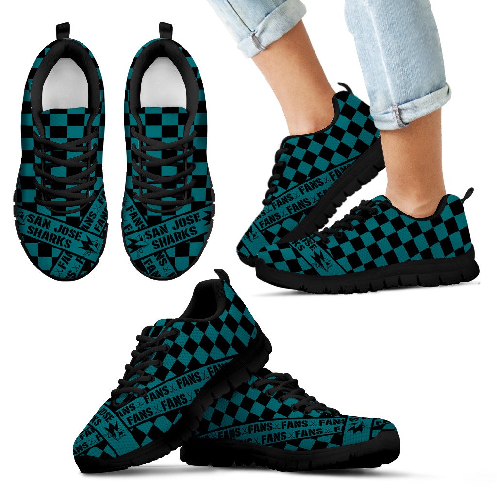 Banner Exclusive San Jose Sharks Superior Sneakers Banner Exclusive San Jose Sharks Superior Sneakers