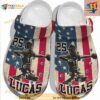 Baseball 4th Of July Usa Flag Clogs For Batter Crocs Clog Shoes
