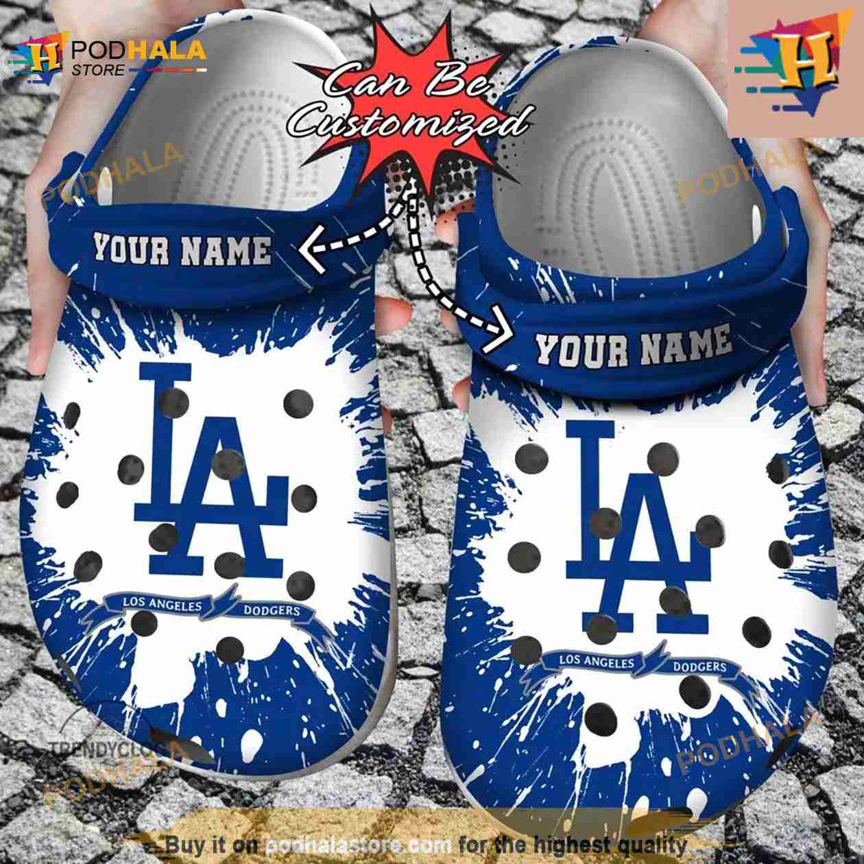 Baseball Classic Clogs Shoes Personalized La Dodgers Team Crocs Clog Shoes Baseball Classic Clogs Shoes Personalized La Dodgers Team Crocs Clog Shoes
