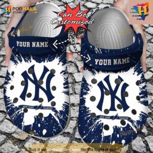 Baseball Classic Clogs Shoes Personalized Ny Yankees Team Crocs Clog Shoes