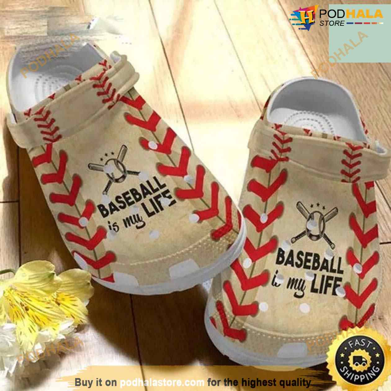 Baseball Is My Life Crocs Clogs Crocband Shoes Clog For Men Women Baseball Is My Life Crocs Clogs Crocband Shoes Clog For Men Women