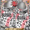 Baseball Pattern Clog Shoes Baseball Classic Crocs Clog Shoes