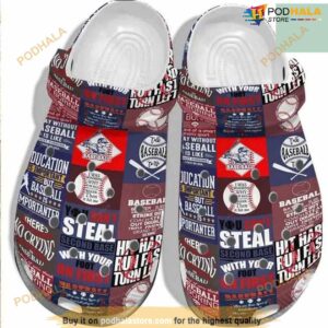 Baseball Stickers Motivation Crocs Shoes Clogs Gifts For Baseball Son Daughter Crocs Shoes Clogs