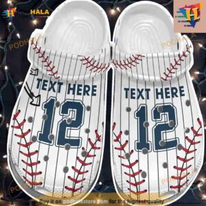 Baseball Uniform Player Crocs Clog Shoes
