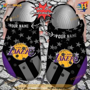 Basketball Classic Clogs Shoes Los Angeles Lakers Crocs Clog Shoes