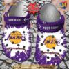 Basketball Classic Clogs Shoes Los Angeles Lakers Team Crocs Clog Shoes