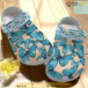 Beautiful Blue Butterfly Clog Shoes Full Of Butterflies Crocs Shoes Clogsbland