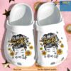 Beautiful Mom In Sunflower Classic Crocs Clog Shoes