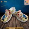 Beauty And The Beast Floral Yellow Patterns Crocs Clog Shoes
