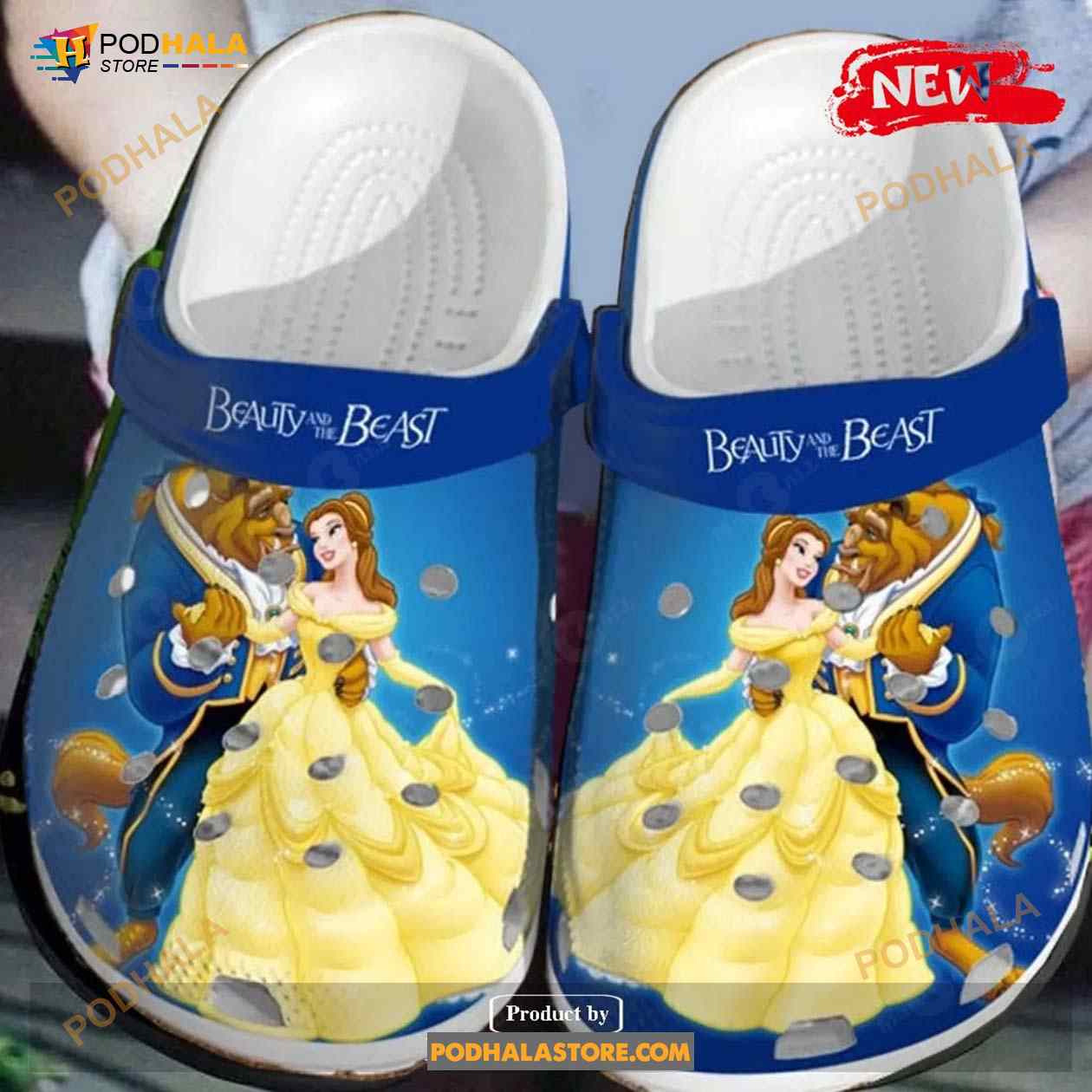 Beauty And The Beast For Man And Women Crocs Clog Shoes Beauty And The Beast For Man And Women Crocs Clog Shoes