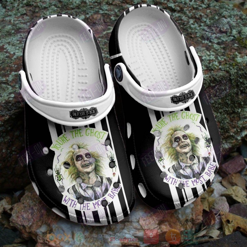 Beetlejuice You’Re The Ghost With The Most Babe Crocband Crocs Clog Shoes Beetlejuice You’Re The Ghost With The Most Babe Crocband Crocs Clog Shoes
