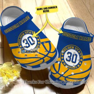 [Best] Custom Name Golden State Warriors Crocs Gift