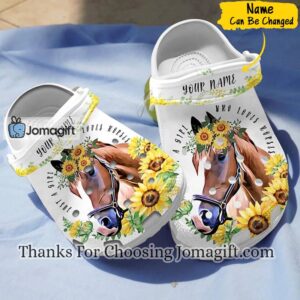 [Best] Horse Sunflower Crocs Crocband Clogs Gift